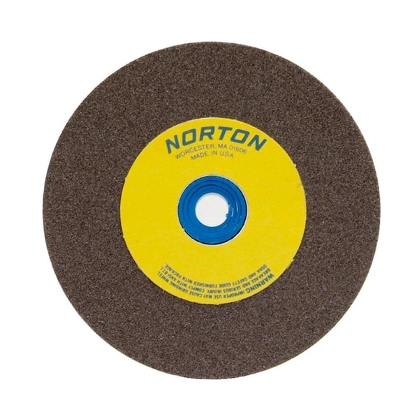 Norton Co Bench & Pedestal Wheel, Standard, Aluminum Oxide, Size: 8 x 1 x 1 Fine, Maximum RPM: 3600 076607-88280 - main